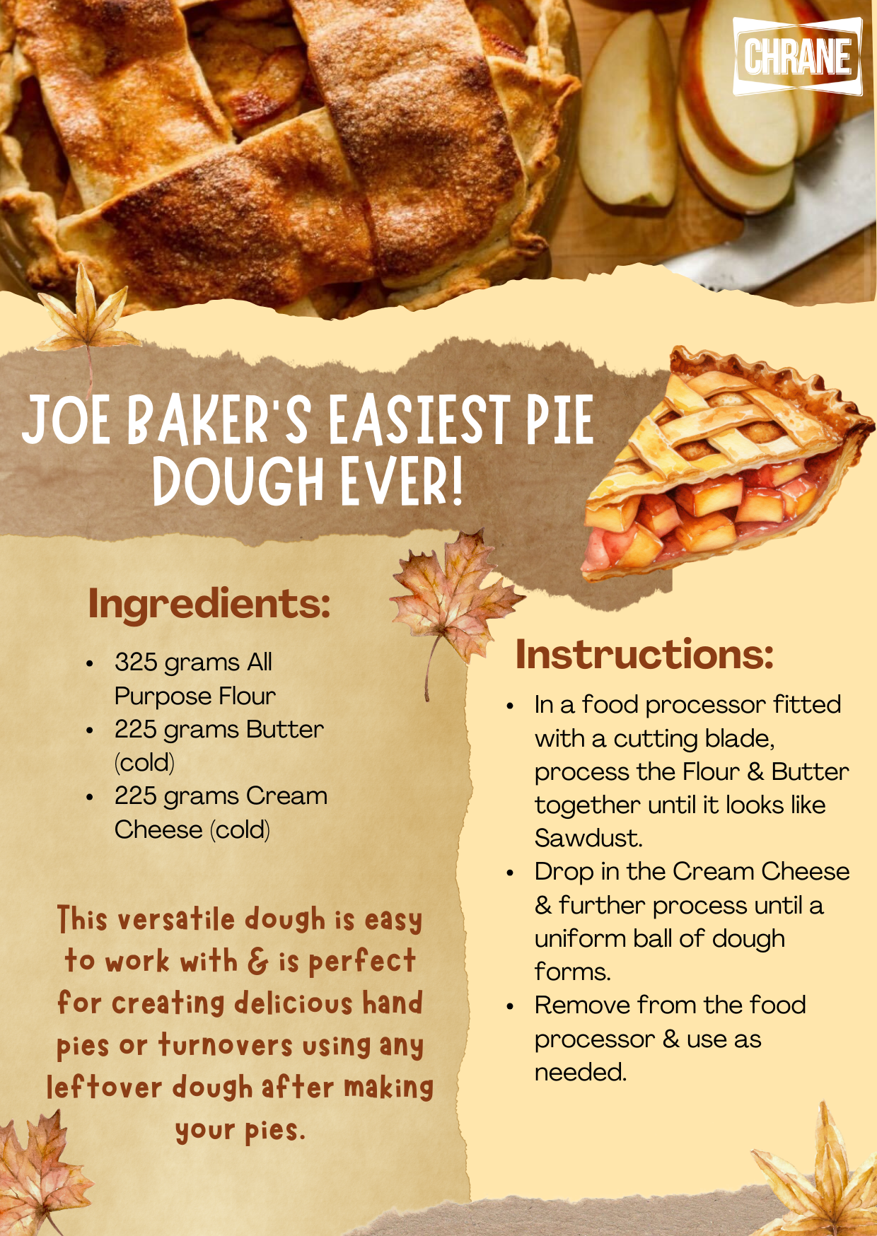 Joe Bakers Easiest Pie Dough Ever